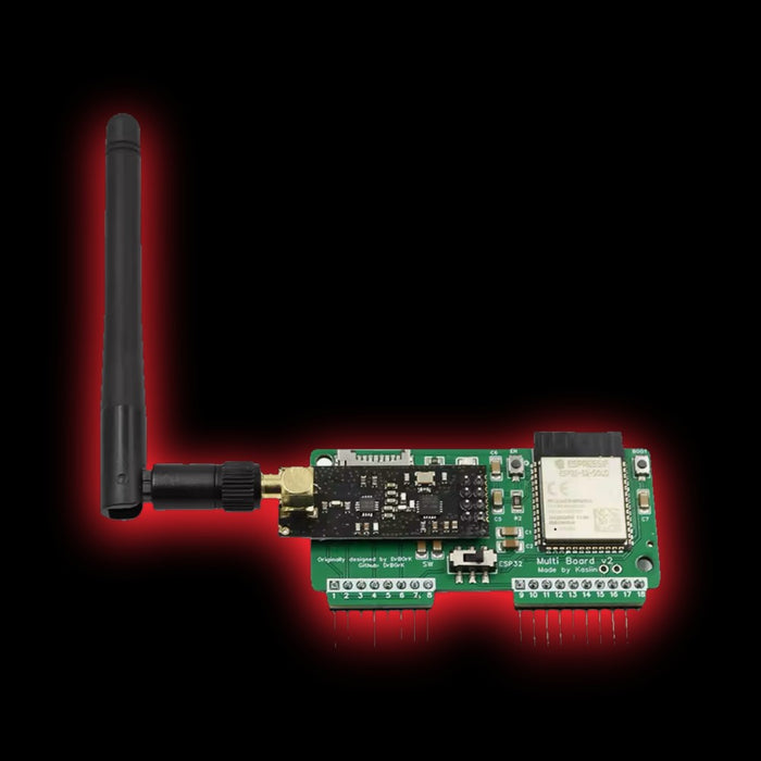 Flipper Zero nRF24 modulis su antena
