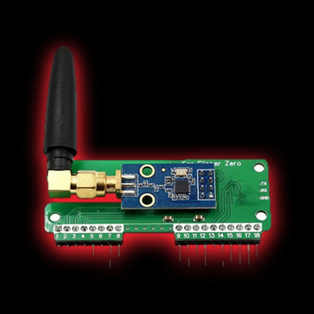 Flipper Zero CC1101 modulis su antena
